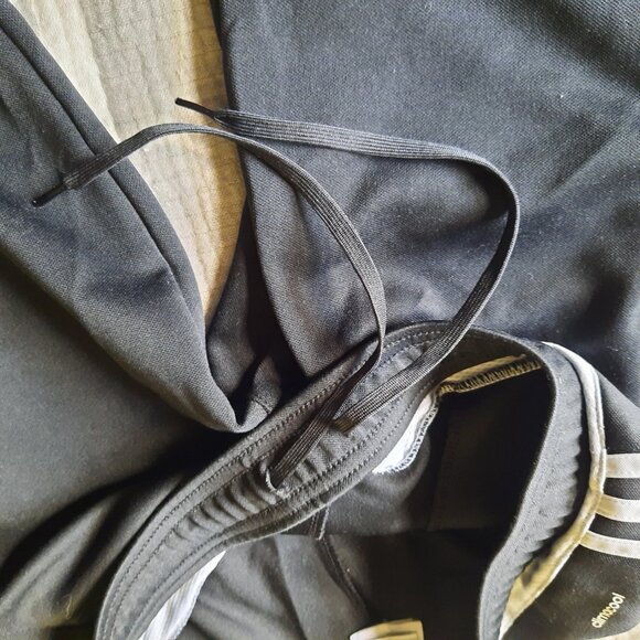 ADIDAS Climacool Tiro 15 Soccer Track Pants Style M64030 - Black/White, S - Picture 14 of 16